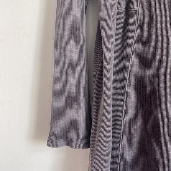 Soft Surroundings Fireside 1/4 zip waffle knit Henley thermal tunic top sz XL - Picture 5 of 7